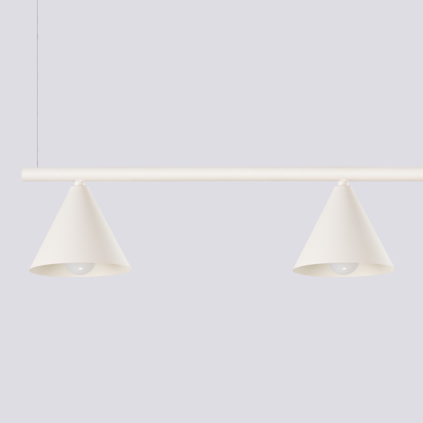 Suspension à câble NOX 4xE14/10W/230V crème