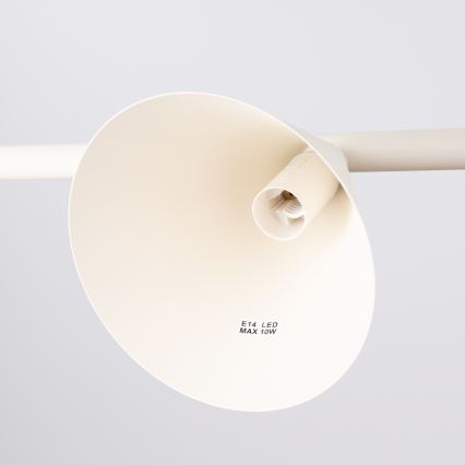 Suspension à câble NOX 4xE14/10W/230V crème