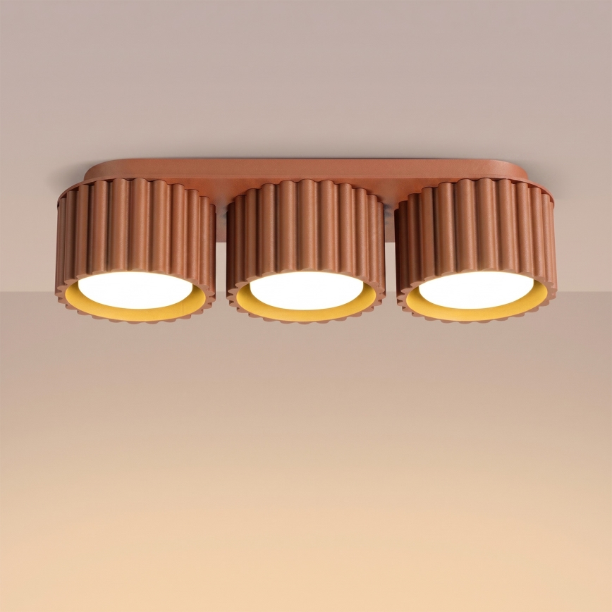 Spot AURA 3xGX53/10W/230V orange