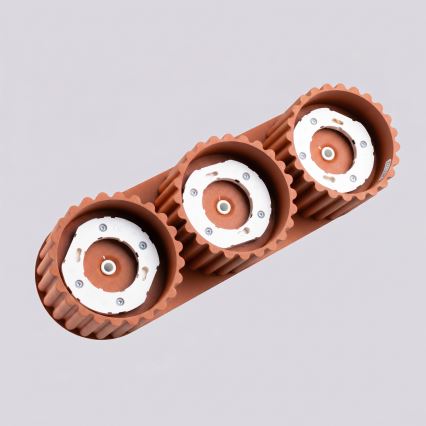 Spot AURA 3xGX53/10W/230V orange