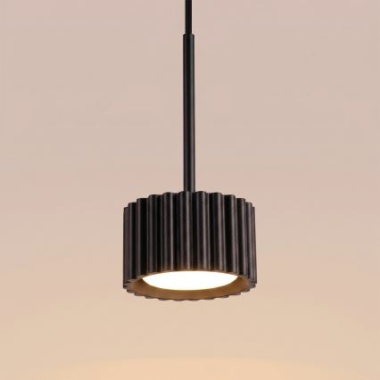Suspension sur câble AURA 1xGX53/10W/230V, noire