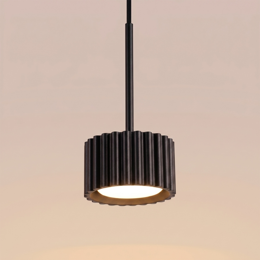 Suspension sur câble AURA 1xGX53/10W/230V, noire
