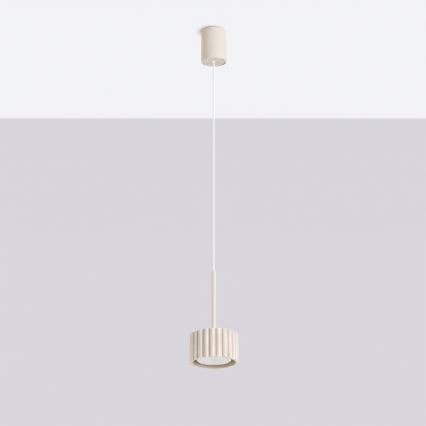 Suspension sur câble AURA 1xGX53/10W/230V crème