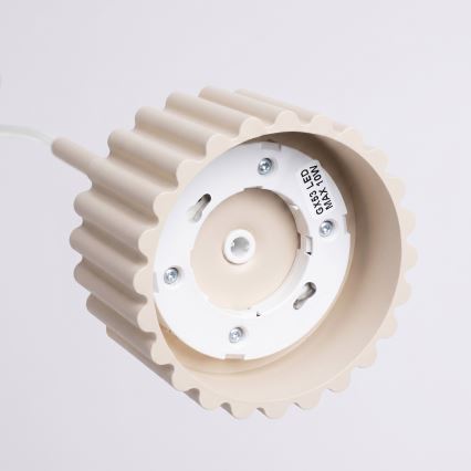 Suspension sur câble AURA 1xGX53/10W/230V crème