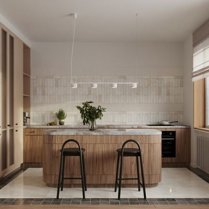 Hanglamp aan kabel AURA 4xGX53/10W/230V wit