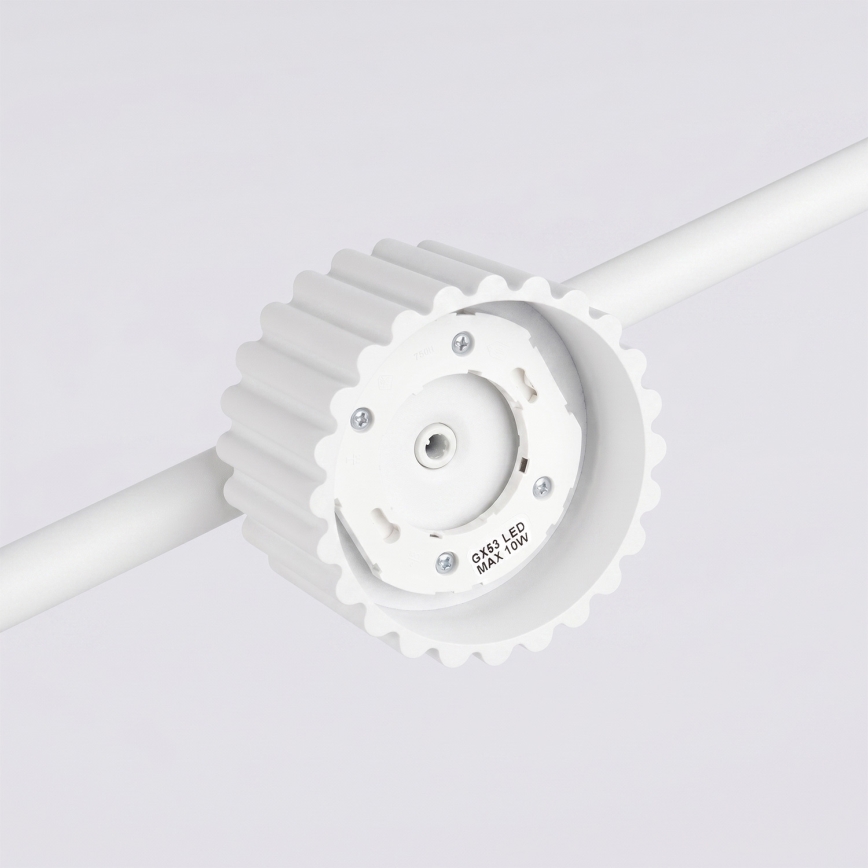 Hanglamp aan kabel AURA 4xGX53/10W/230V wit