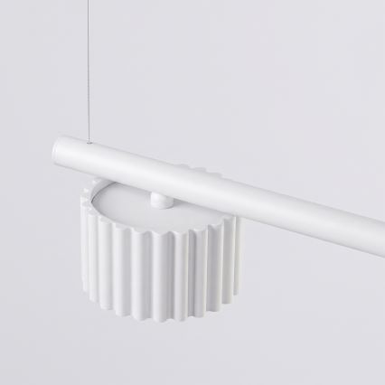 Suspension sur câble AURA 4xGX53/10W/230V blanche