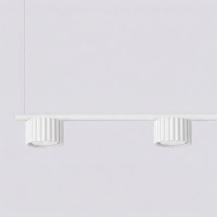 Suspension sur câble AURA 4xGX53/10W/230V blanche