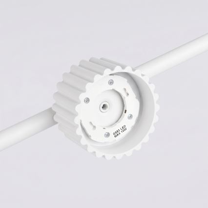 Suspension sur câble AURA 4xGX53/10W/230V blanche