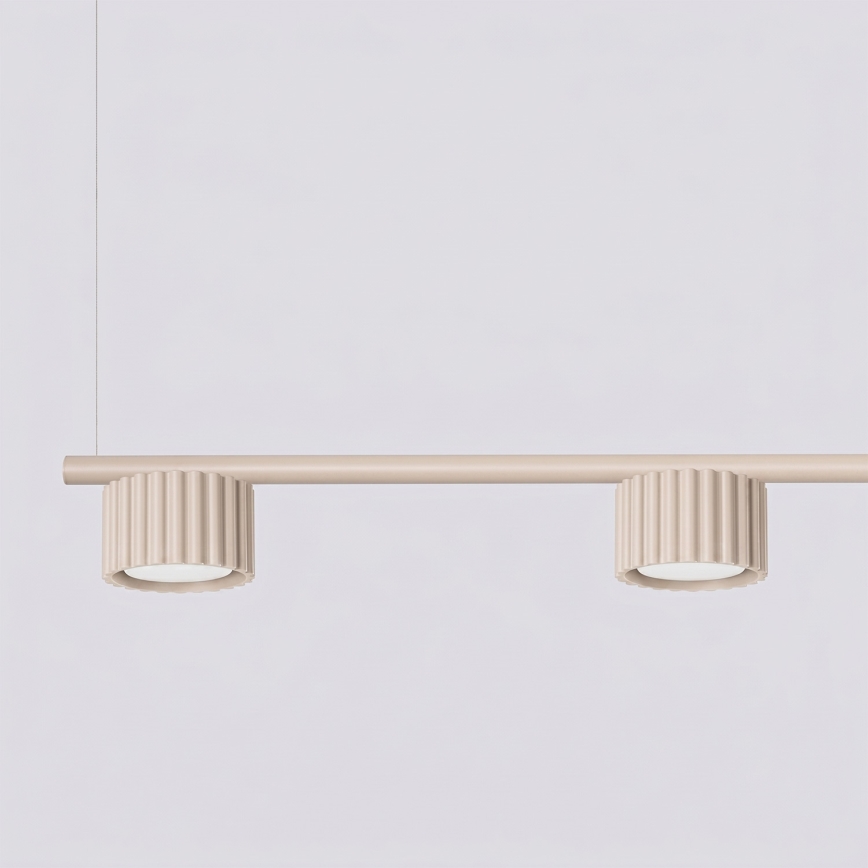 Hanglamp aan kabel AURA 4xGX53/10W/230V crème
