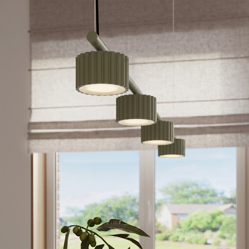 Hanglamp AURA met kabel 4xGX53/10W/230V groen