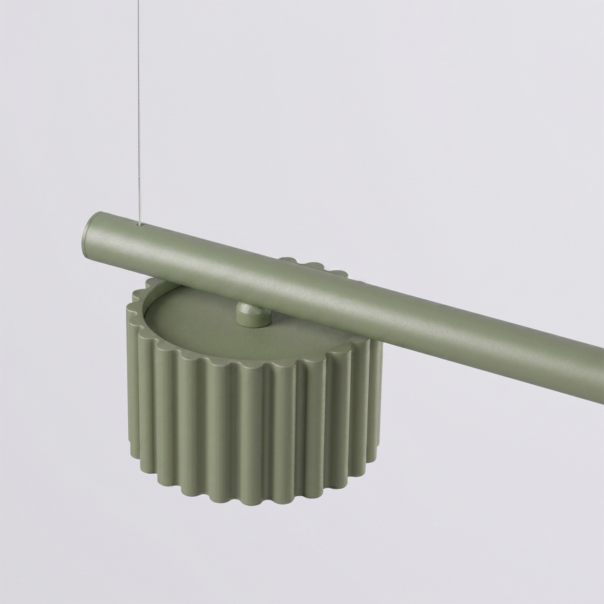 Suspension à câble AURA 4xGX53/10W/230V vert