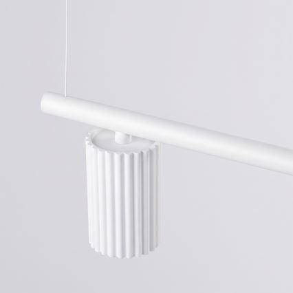 Suspension sur câble KARBON 4xGU10/10W/230V blanche