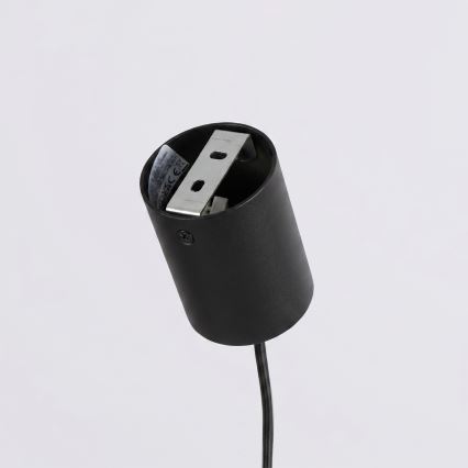 Suspension sur câble KARBON 4xGU10/10W/230V noir