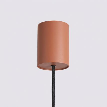 Hanglamp met kabel KARBON 4x GU10/10W/230V oranje