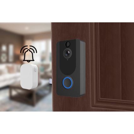 Sonette sans fil Wi-Fi avec camera 1080p IP64