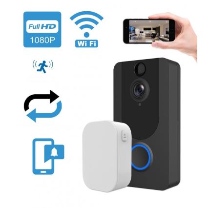 Sonette sans fil Wi-Fi avec camera 1080p IP64