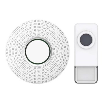 Sonnette sans fil à brancher 230V/1xA23 IP55 blanc