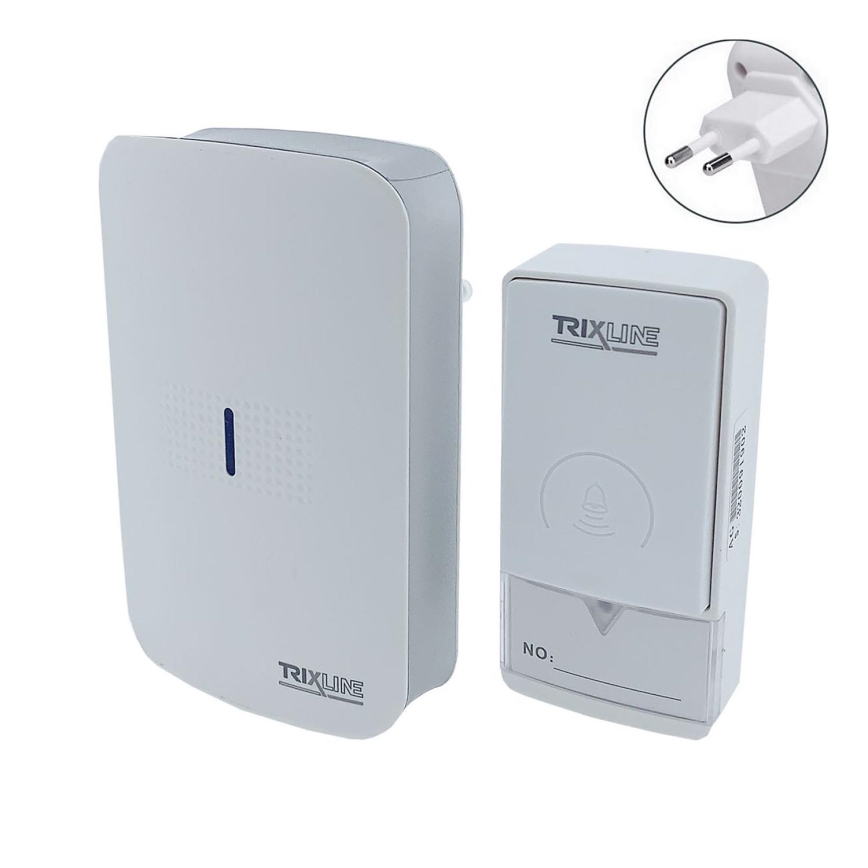Sonnette sans fil à brancher PIEZO BELL 230V + 1x23A IP40 blanc