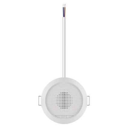 Sonnette sans fil encastrable 230V + 1xCR2032 blanche