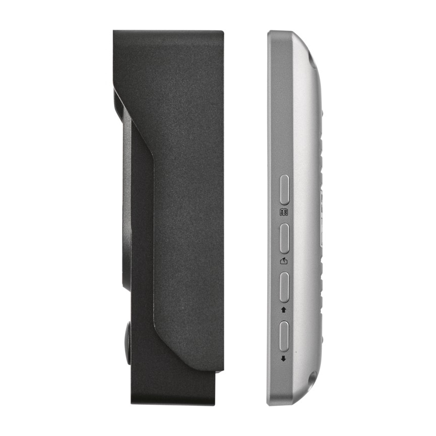 Sonnette video maison 14,5 V IP44 argentée