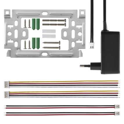 Sonnette video maison 14,5 V IP44 argentée
