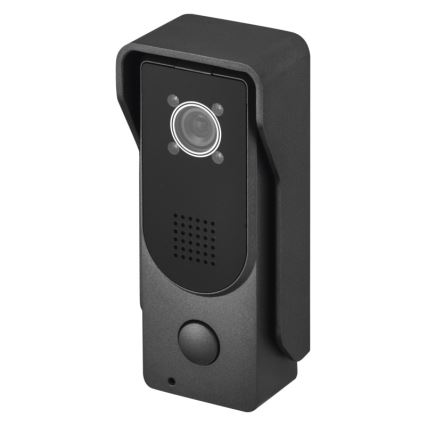 Sonnette video maison 14,5 V IP44 argentée