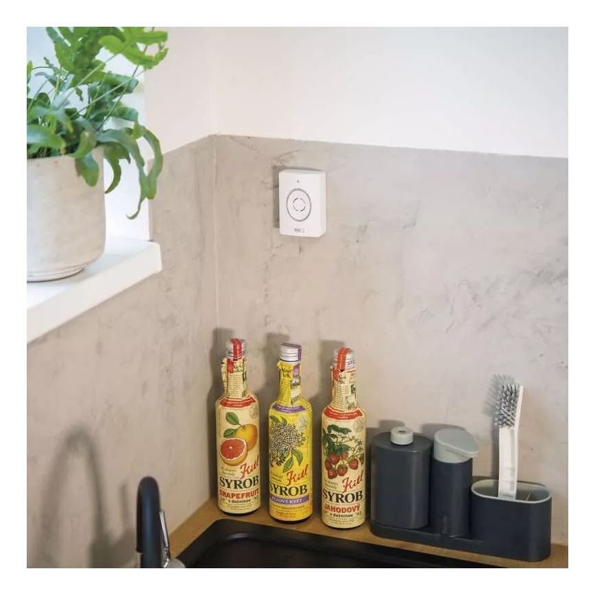 Sonnette vidéo sans fil avec détecteur de mouvement GoSmart 12V 3xAA IP44 Wi-Fi Tuya