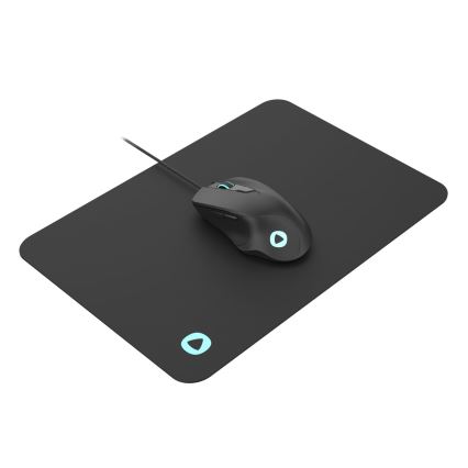 Souris gaming RGB LED avec un tapis 800/1200/2400/3200 DPI 6 boutons noir