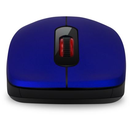 Souris sans fil silencieuse MUTE 1200 DPI 1xAA noir/bleu CONNECT IT CMO-2230-BL