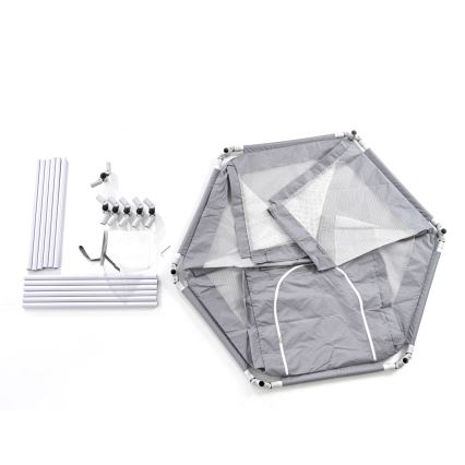 Speelbox 120 cm grijs