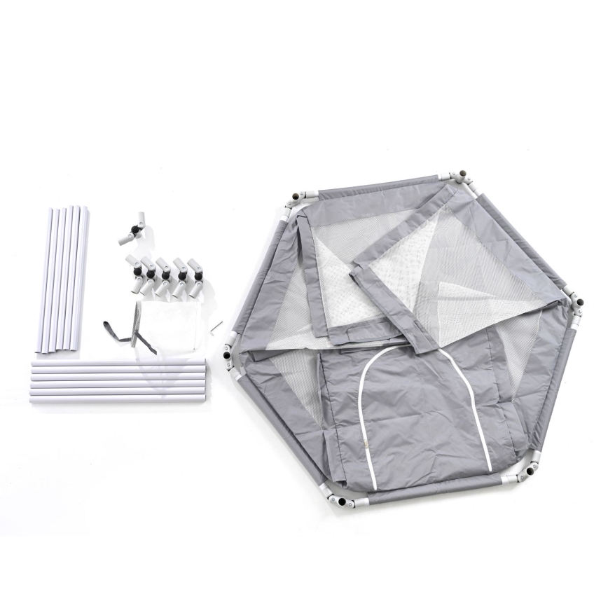 Speelbox 120 cm grijs