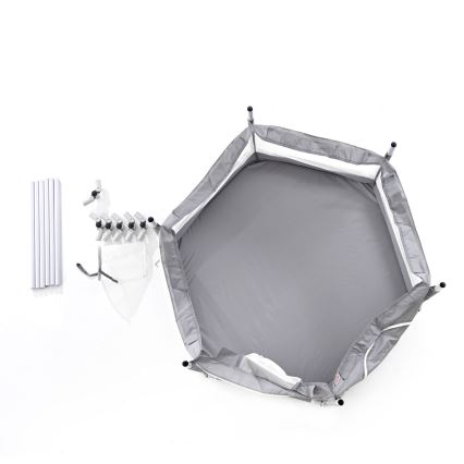 Speelbox 120 cm grijs
