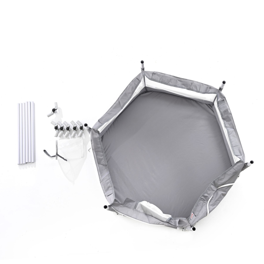 Speelbox 120 cm grijs
