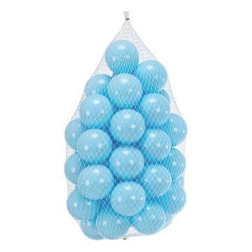 Speelgoed plastic ballen 50 stuks, diameter 7 cm, blauw