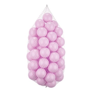 Speelplastic ballen 50 stuks, diameter 7 cm, roze