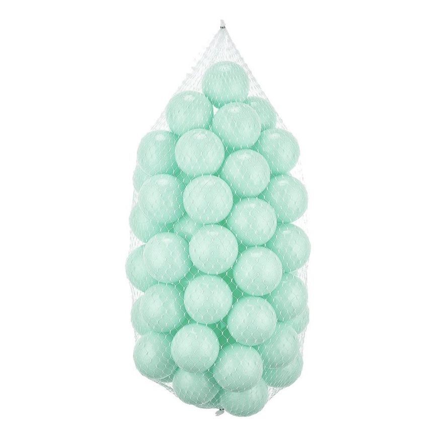 Speelplastic ballen 50 stuks, Ø 7 cm, muntkleurig