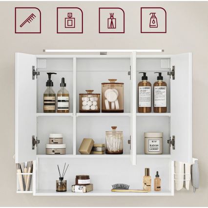 Spiegelkast voor badkamer SKY wit