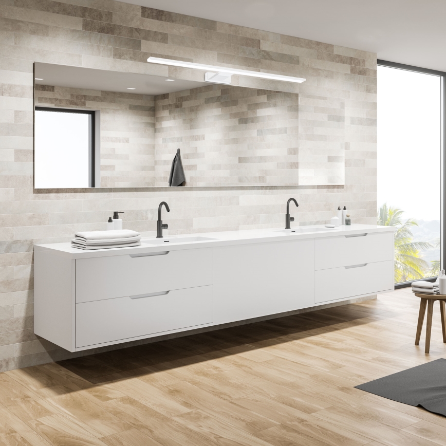 Spiegelverlichting voor de badkamer SHINE WHITE LED/15W/230V 80 cm IP44 wit