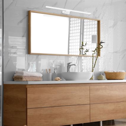Spiegelverlichting voor de badkamer SHINE WHITE LED/15W/230V 80 cm IP44 wit