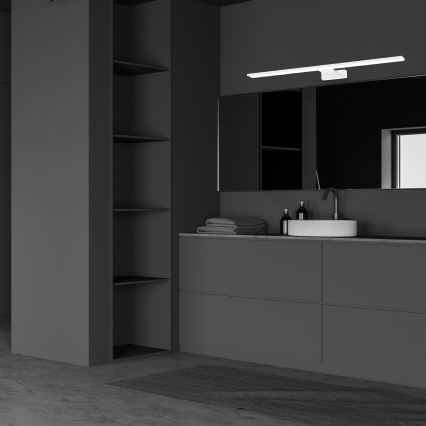 Spiegelverlichting voor de badkamer SHINE WHITE LED/15W/230V 80 cm IP44 wit