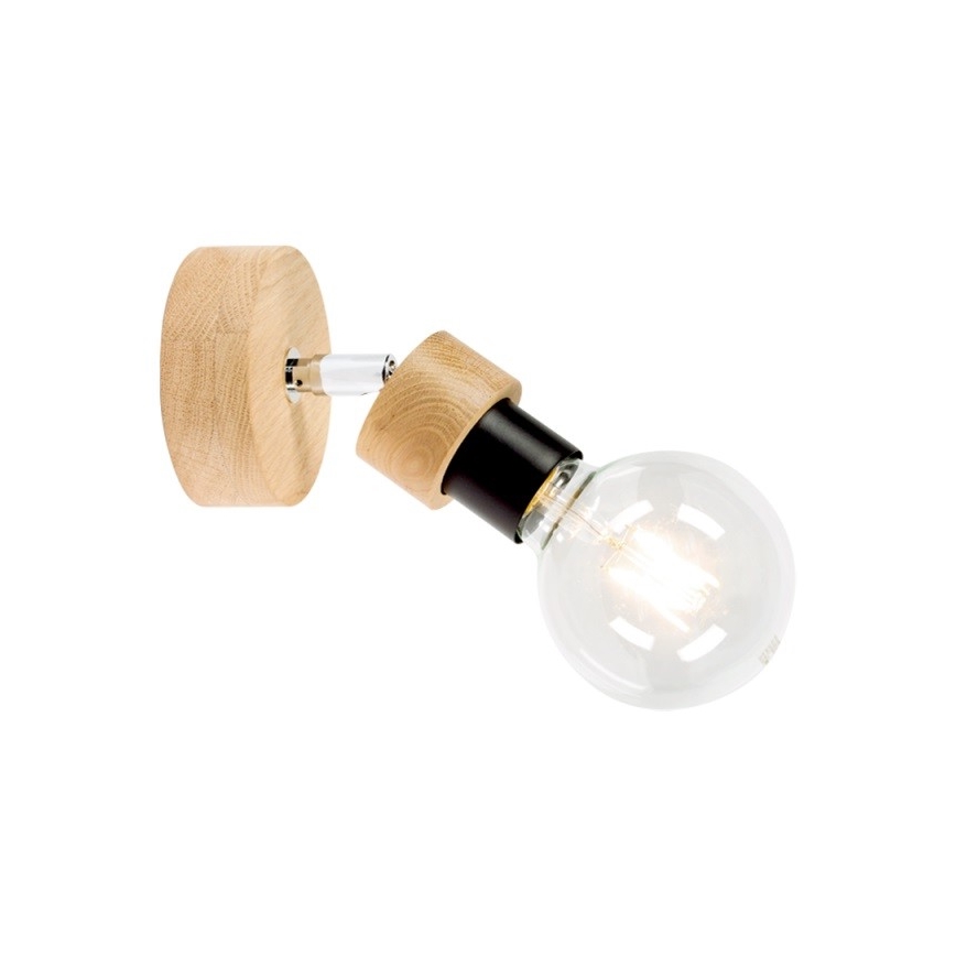 Wand Lamp MARJOLAINE 1xE27/25W/230V eiken - FSC-gecertificeerd