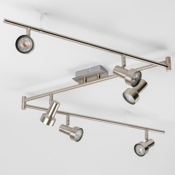 Spot 6xGU10/4,7W/230V, finition chrome mat