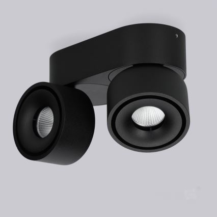 Spot à intensité variable LAHTI MINI 2xLED/9W/230V 3000K CRI 90 noir