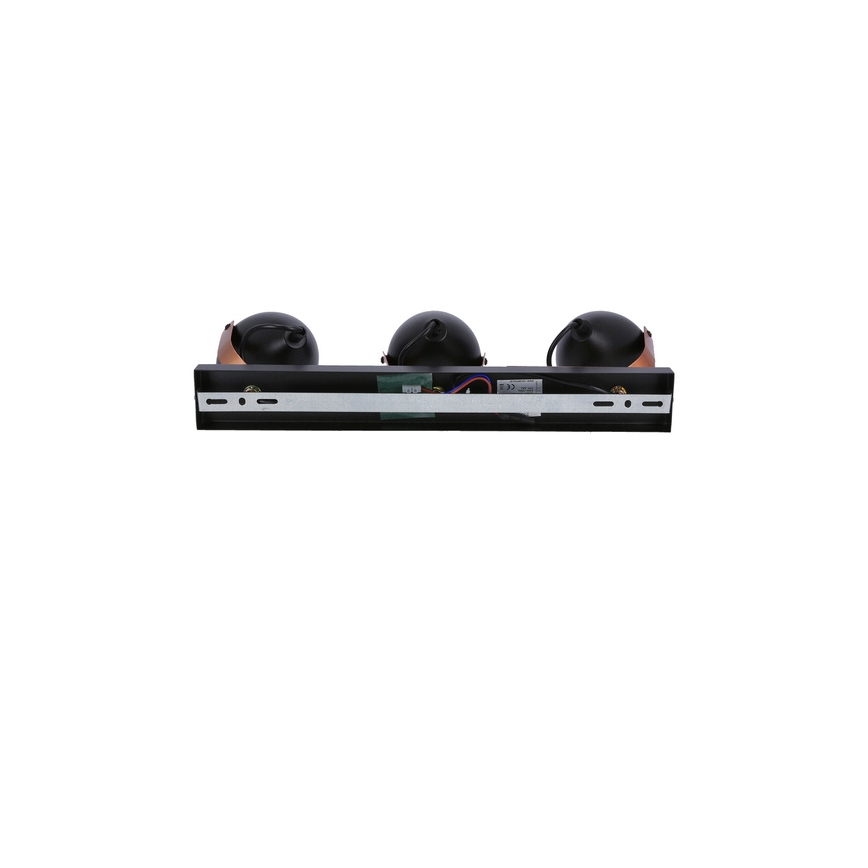 Spot ANICA 3xE14/40W/230V noir/cuivre