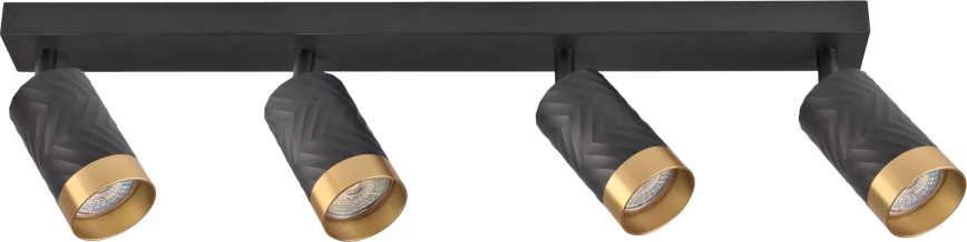 Spot ARRAS 4xGU10/10W/230V zwart