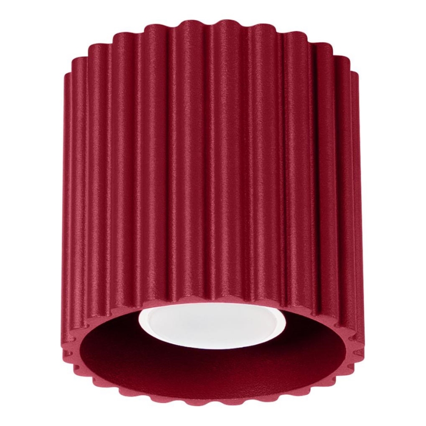 Spot AURA 1xGU10/10W/230V, Ø 10 cm, rood