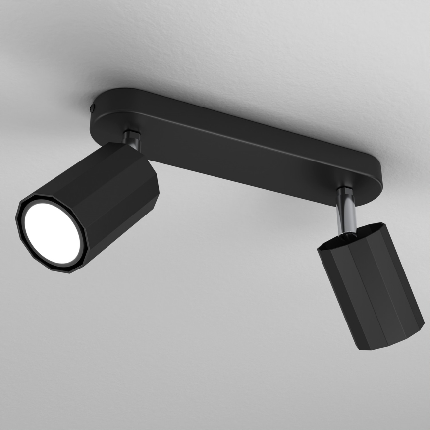 Spot  BELLO 2xGU10/8W/230V zwart
