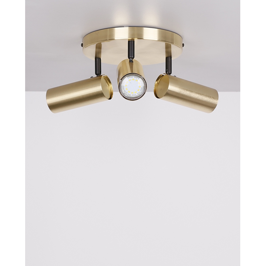 Spot COLLY 3xGU10/15W/230V doré