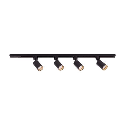 Spot dans le système de rails TRACER 4xGU10/10W/230V 1 m noir